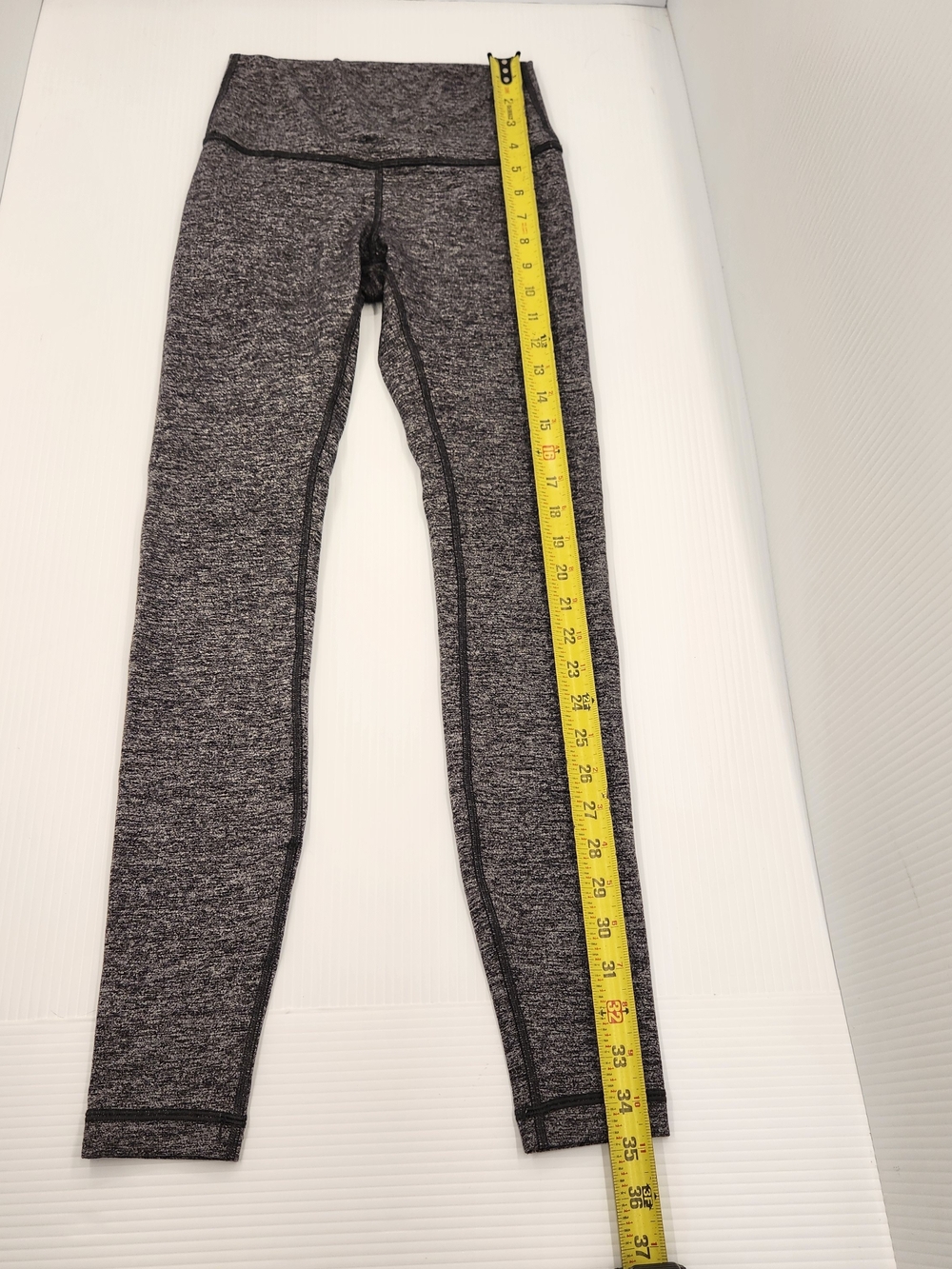 lululemon athletica Grey Heather High-Rise Leggings - Picture 3 of 9